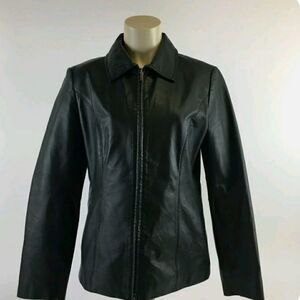 Worthington Leather Black Jacket